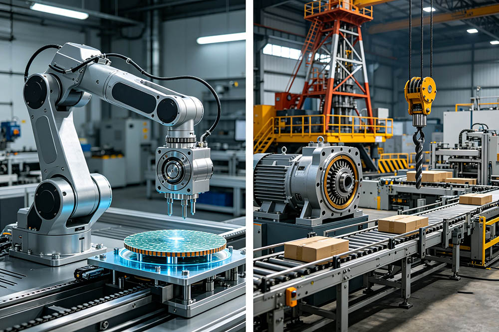 Comparing harmonic drive technology with other precision gearboxes
